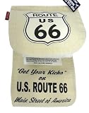 アメリカン雑貨★トイレットペーパーホルダーカバー《ROUTE 66》