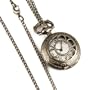 ESS - Neuve - Montre Pendentif - Femme - Quartz - Noir - Cha�ne - Mini Montre � gousset Poche