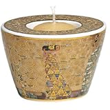 Gustav Klimt Porcelain Tealight Candle Holder - Expectation / Fulfilment