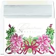 Poinsettia Swag Christmas Cards -