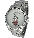 Fossil Analog Red Beetle Dial Watch Fossil Analog Red Beetle Dial Watch