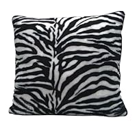 Scene Weaver Journey Decorative Oversized Pillow, Zebra, 22 by 22-Inch