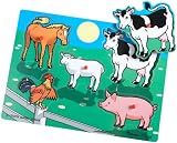 My First Wooden Pets 5-piece Peg Puzzle