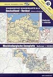 J�bermann Wassersport-Wanderkarten, Bl.6, Deutschland Nordost: Mecklenburgische Seenplatte 1 : 100 000. F�r Kanu- und Rudersport. Wasserfest - Erhard J�bermann