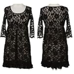 VELVET TORCH Baby Doll Lace Dress