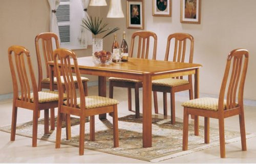 NEW 36''X60'' SOLID TOP WOOD DINING TABLE W 4 CHAI 