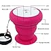 Shower Speaker, Portable Wireless FM Radio Speakers with Suction Cup for Shower Music Beach Pool Outdoor By ZDW (Pink)