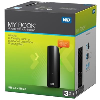 WD My Book 4TB External Hard Drive Storage USB 3.0 File Backup and Storage