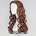 miss u hair Long Brown Curly Wig Women Wavy Halloween Party Cosplay Wig
