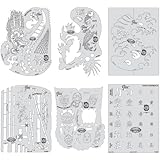 Artool Freehand Airbrush Templates, Kanji Master Mini Series