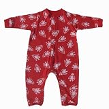 Boys Girls Rompers Red Penguins