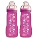 MAM 950501 - Baby Bottle 330 ml, Doppelpack, f�r M�dchen