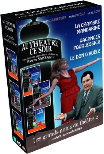 Coffret les grands noms du theatre, vol 2 : le don d'adel ; vacances pour jessica ; la chambre mandarine [Edizione: Francia]