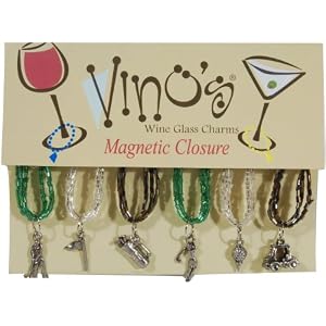 Vinos Cellar Magnetic Glass Charms 2