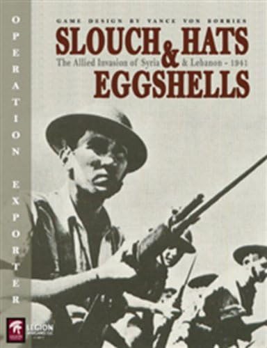 LEGION: Slouch Hats & Eggshells, the Allied Invasion of Syria & Lebannon 1941, Board Game