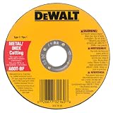DeWalt DW8062 4-1/2-Inch Diameter by .045-Inch Thick Metal Cutting Abrasive Wheel with 7/8-Inch Arbor