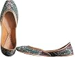 Beaded & Sequin Indian Khussa Belly Dance Shoes for Women Handcrafted Casual Footwear Available in Various Sizes