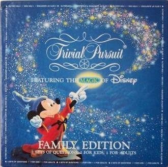 Trivial Pursuit Family Edition Disney Master Game by Horn Abbot