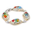 Multi-Color Millacreli Curved Bracelet