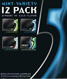 Wrigleys 5 Gum Twelve Pack Variety box