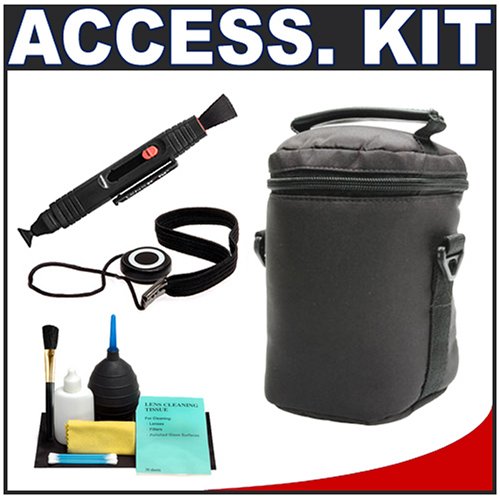 Precision Design Padded Soft Lens Case for Large-Sized Lenses up to 7.5