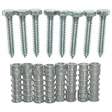 Saris Anchor Kit - 5/16 x 2 Lag Bolts & Shields, 8 per set