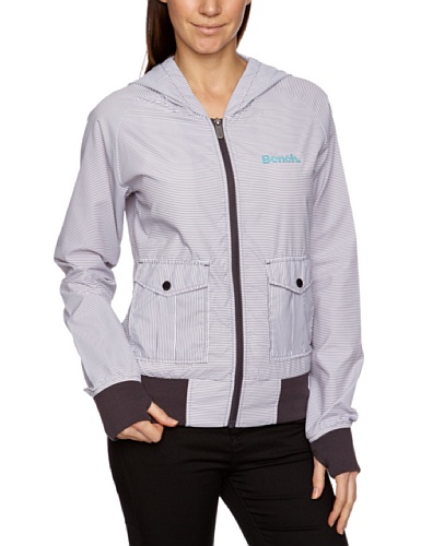 Bench Damen Jacke Pinstripe, white, XS, BLKA1564_WH001