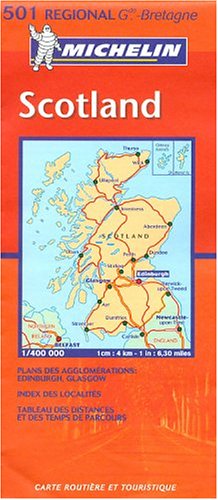 City Travel Guides Discounted  Used : Carte routière : Scotland, N° 11501 (en anglais)