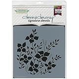 Donna Downey Stencils 8.5"X8.5"-Flower Bed