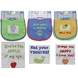 2-Pack Fruity Sayings Baby Bibs