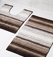 Striped Bath & Pedestal Mats