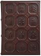 Panelled Journal Diary, Genuine Italian Leather, Lined, Gift Boxed