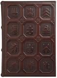 Panelled Journal Diary, Genuine Italian Leather, Lined, Gift Boxed