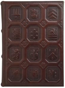 Panelled Journal Diary, Genuine Italian Leather, Lined, Gift Boxed