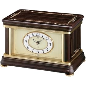 Seiko Emblem Clock and Jewelry Box With Inlay Case Decoration #AHW002BLH by Seiko