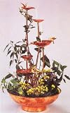 Unique Arts Five Leaf Grand Illusions Tabletop Fountain