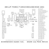 FORD F250 350 450 550 2008 2009 2010 w MANUAL Climate Controls Wood Dash Trim Kit... by Sherwood Dash