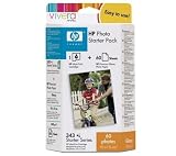 HP 343 Series Photo Starter Pack - Print cartridge / paper kit - 1 x colour (cyan, magenta, yellow)