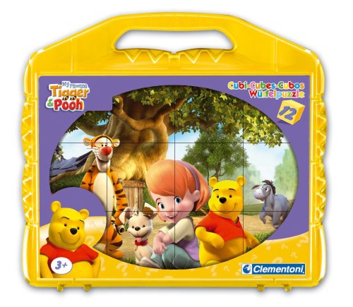 Childrens Toyshop  Toys : My Friends Tigger & Pooh 12 Cube Puzzle
