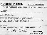 Little Club Membership Card Photographic Poster Print, 18x24