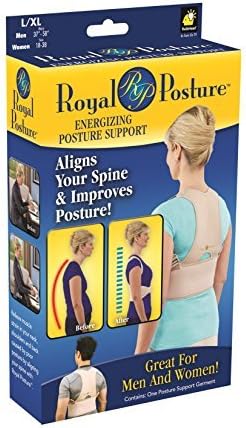 Royal Posture by BulbHead (L/XL) - The Amazing Back Support Belt that Aligns Your Spine, Posture Corrector Brace by Royal Posture