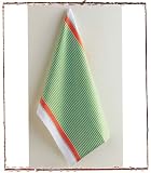 Vivid Stripe Dish Towel - Green
