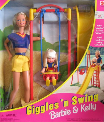 Giggles 'n Swing Barbie & Kelly Dolls (1998)