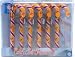 Los Angeles Lakers NBA Candy Cane Ornament Set of 6
