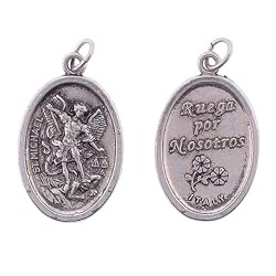 Saint Michael - Ruega Por Nosotros - Two-Sided Medal - Height: 7/8"