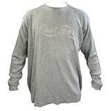 Phat Farm Mens Premium & Stylish gray long sleeve ribbed sweater top - 6XL