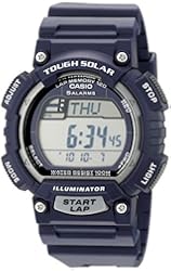Casio Men's STL-S100H-2A2VCF Tough Solar Stainless Steel Watch With Blue Resin Band
