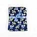 Baby Gear Plush Velboa Ultra Soft Baby Boys Blanket 30 x 40, Navy Trucks
