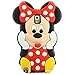 Mickey Minnie Cute 3D Mouse With Red Bow Case Soft Silicon Dots Cover for Samsung Galaxy S5 I9600