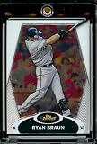 2008 Topps Finest # 25 Ryan Braun - Milwaukee Brewers - Great looking collectible baseball card!